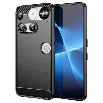 Nothing Phone (3) Brushed TPU Case - Carbon Fiber