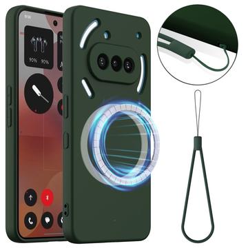 Nothing Phone (3a) Liquid Silicone Case - MagSafe Compatible - Dark Green