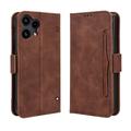 Nothing Phone (3a) Lite Cardholder Wallet Case - Brown