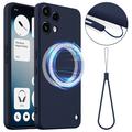 Nothing Phone (3a) Lite Liquid Silicone Case - MagSafe Compatible - Dark Blue