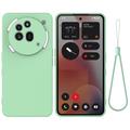 Nothing Phone (3a) Pro Liquid Silicone Case with Hand Strap - Green