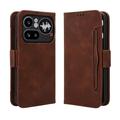 Nothing Phone (4a) Pro Cardholder Wallet Case - Brown