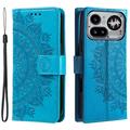 Nothing Phone (4a) Pro Mandala Wallet Case with Wrist Strap