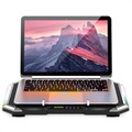 Nuoxi Q8 RGB Laptop Cooling Pad & Desktop Stand - Black