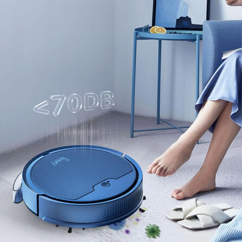 BowAI OB8s Max Smart Robot Vacuum Cleaner - 2000Pa, 7.7W - Blue