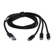 Samsung EP-DG930 1.5m USB A USB C Male Male Black USB Cable