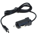 OTB Car Charger with Mini USB Cable - 2.4A, 110cm - Black