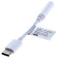 OTB USB-C / 3.5mm Audio Adapter Cable - White