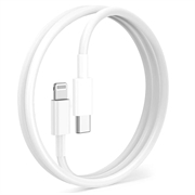 OTB USB-C / Lightning Cable - iPhone 14/13/12/X/iPad Pro - 1m - White