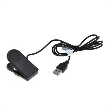 OTB USB Charging Cable / Data Cable for Garmin Forerunner 230/235/630/735XT, Approach G10/S20, vivomove HR - 1m - Black