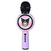 OTL Technologies Kuromi PopSing LED Light-Up Karaoke Microphone
