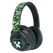 OTL Technologies Minecraft Creeper LED Light-Up Wireless Headphones - Black / Green