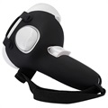 Oculus Quest 2 Sweatproof Grip Covers with Strap - Black
