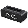 OneDer V06 Stereo Bluetooth Speaker / Alarm Clock - 10W - Black