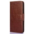 OnePlus 10T Wallet Case with Magnetic Closure - Brown