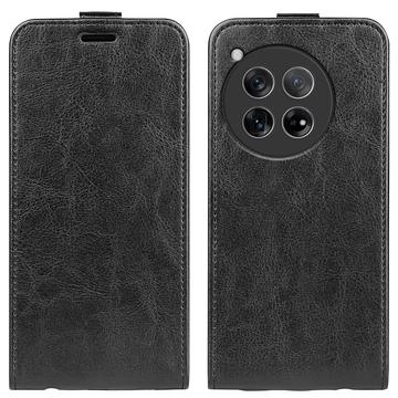 OnePlus 12 Vertical Flip Case with Card Slot - Black