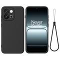 OnePlus 13T/13s Liquid Silicone Case with Hand Strap - Black