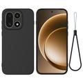 OnePlus 15 Liquid Silicone Case with Hand Strap - Black