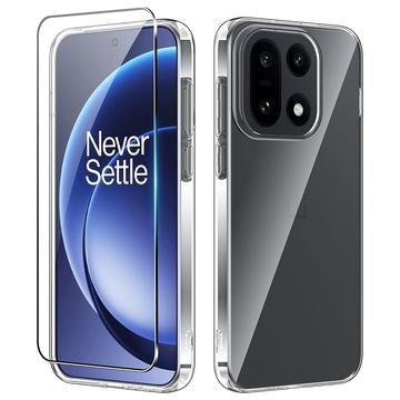 OnePlus 15 Saii 2-in-1 TPU Case & Tempered Glass Screen Protector - 9H