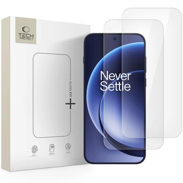 OnePlus 15 Tech-Protect Glass Fit+ Tempered Glass Screen Protector - 2 Pcs. - Clear