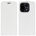 OnePlus 15 Vertical Flip Case with Card Slot - White