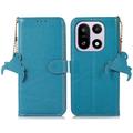 OnePlus 15 Wallet Leather Case with RFID - Blue