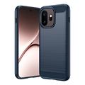 OnePlus 15T Brushed TPU Case - Carbon Fiber - Blue