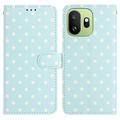 OnePlus 15T Polka Dot Pattern Wallet Case - Blue