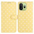 OnePlus 15T Polka Dot Pattern Wallet Case - Yellow