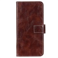 OnePlus 9 Pro Wallet Case with Magnetic Closure - Brown