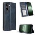 OnePlus Ace 5 Racing Retro/Nord CE5 Wallet Case with Magnetic Closure - Blue