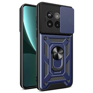 OnePlus Ace 5/5 Pro/13R Rotary Ring Hybrid Case with Camera Shield - Blue
