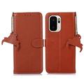 OnePlus Ace 6 Ultra Wallet Leather Case with RFID - Brown