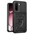 OnePlus N6x Rotary Ring Hybrid Case with Camera Shield - Black