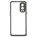 OnePlus Nord 2 5G Magnetic Case with Tempered Glass - Silver