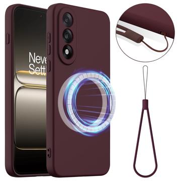 OnePlus Nord 5 Liquid Silicone Case - MagSafe Compatible - Wine Red