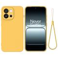 OnePlus Nord 6/Turbo 6 Liquid Silicone Case with Hand Strap - Yellow