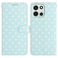 OnePlus Nord 6 Polka Dot Pattern Wallet Case - Blue