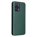 OnePlus Nord CE 2 Lite 5G Flip Case - Carbon Fiber - Green