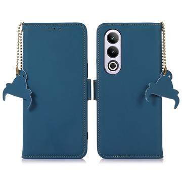 OnePlus Nord CE4 Wallet Leather Case with RFID - Blue