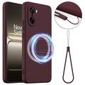 OnePlus Nord CE5 Liquid Silicone Case - MagSafe Compatible - Wine Red
