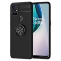 OnePlus Nord N10 5G Magnet Ring Grip / Kickstand Case - Black