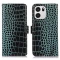 OnePlus Turbo 6/6V Crocodile Series Wallet Leather Case with RFID - Green