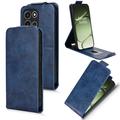 OnePlus Turbo 6 Vertical Flip Case with Stand - Dark Blue