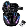 Onikuma T27 Gaming Wireless Earphones with Low Latency - Black