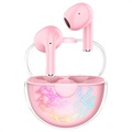 Onikuma T35 Bluetooth 5.1 Gaming TWS Earphones - Pink