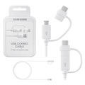 Samsung Combo Cable EP-DG930DWEGWW - USB-C & MicroUSB - 1.5m - White