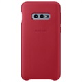 Samsung Galaxy S10e Leather Cover EF-VG970LREGWW - Red