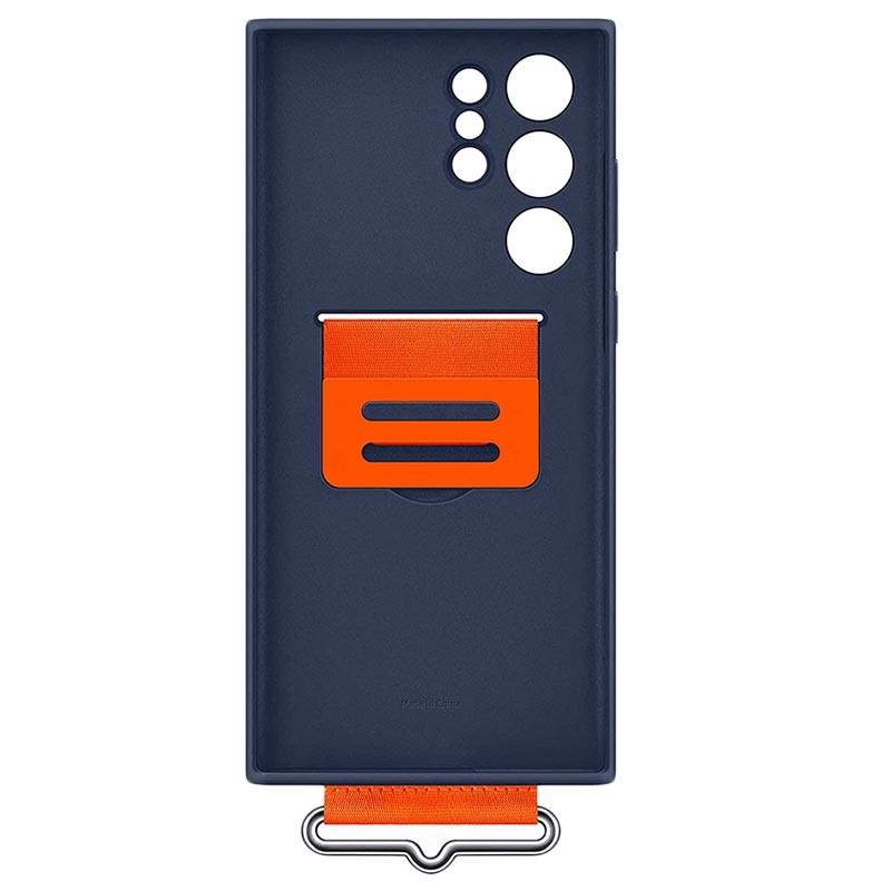 Samsung Galaxy S22 Ultra 5G Silicone Cover with Strap EFGS908TNEGWW