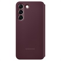 Samsung Galaxy S22+ 5G Smart Clear View Cover EF-ZS906CEEGEE - Burgundy